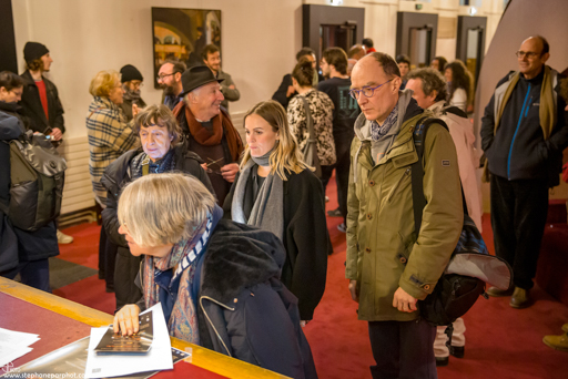 Présentation du documentaire Les Enseignements du masque au CNSAD, Miniature 3 : accueil du public